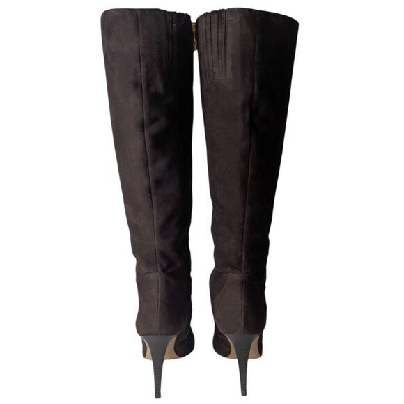 VIA SPIGA Dacia Tall Brown Suede Heeled Boot Size 9 - Picture 10 of 12